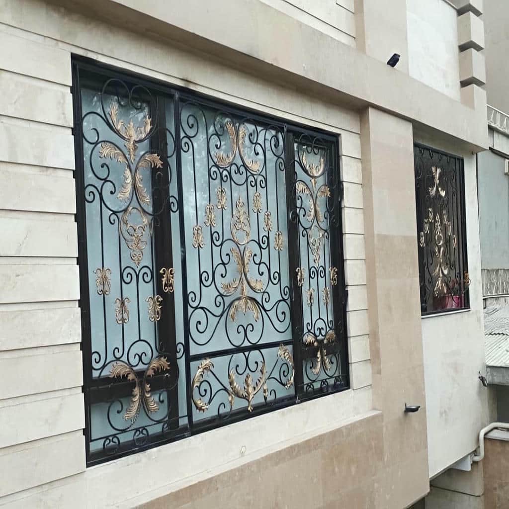 قیمت حفاظ پنجره نرده آهنی فرفورژه در سیرجان