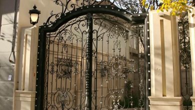 درب حیاط در بندر لنگه