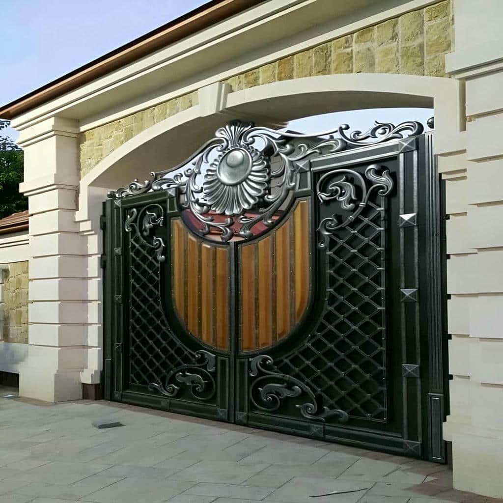 نصب درب حیاط پروفیل سنگین در بندر انزلی