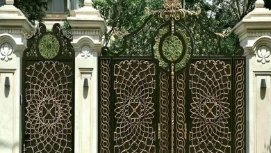 درب حیاط در رشت