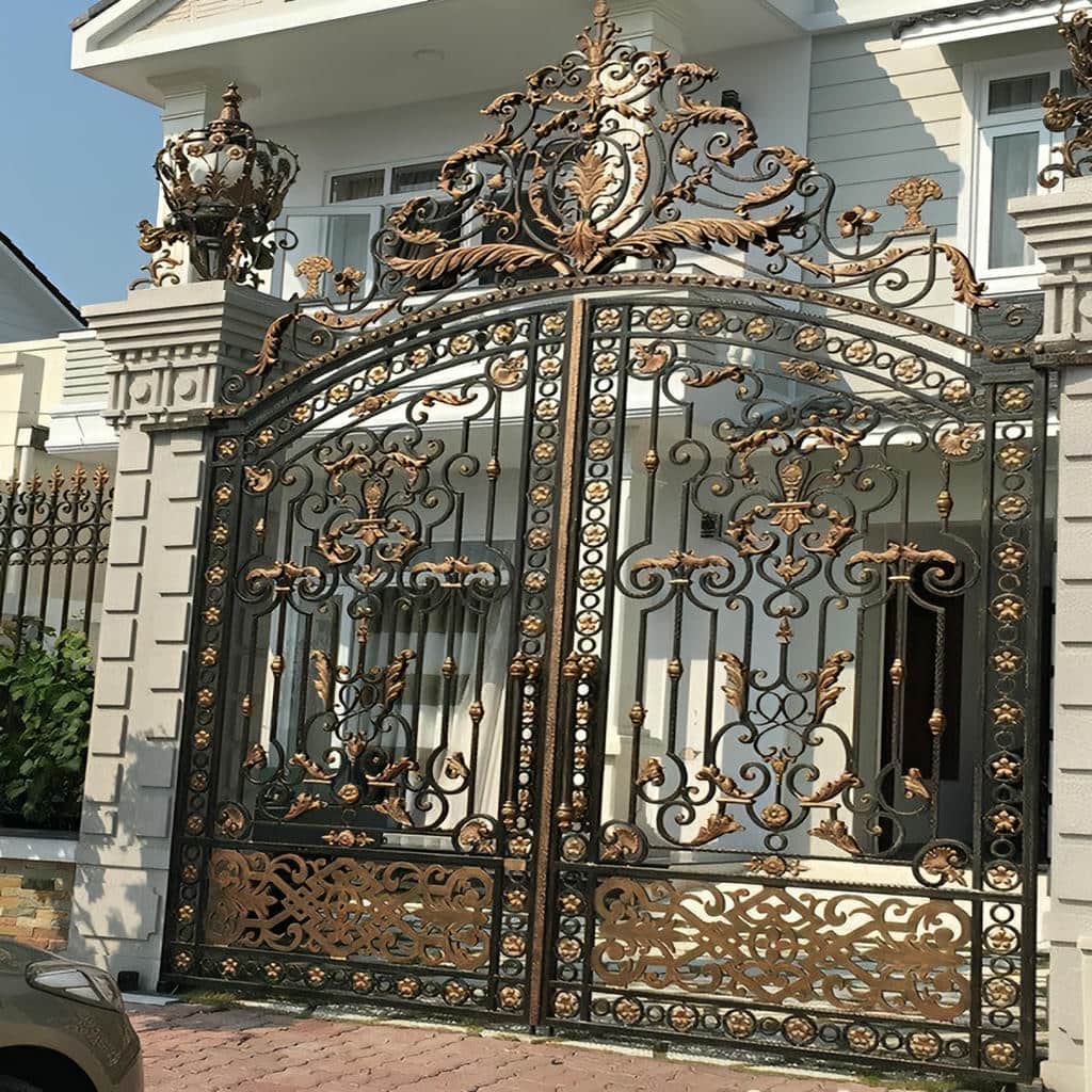 خرید درب حیاط و ویلا ساده در رفسنجان