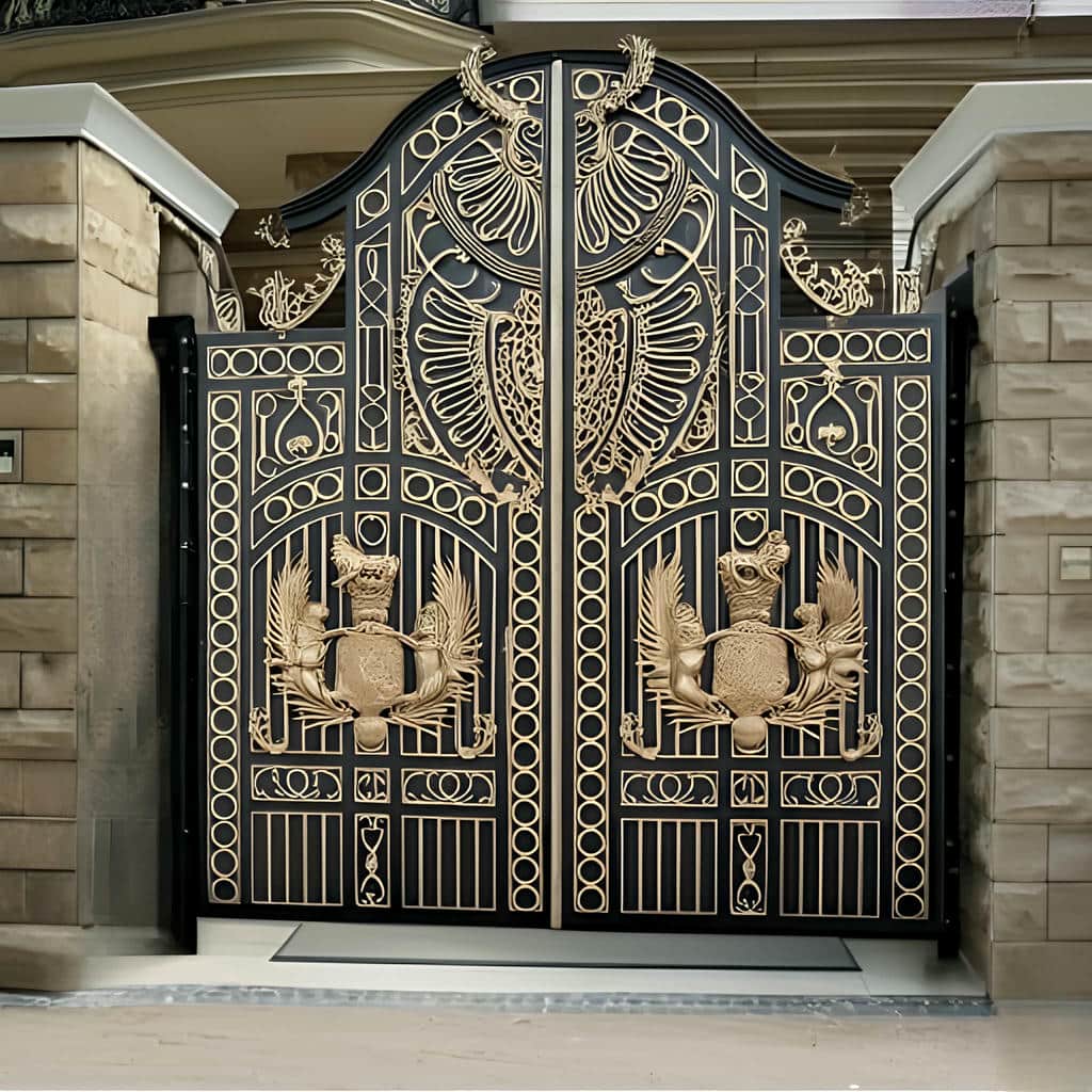 خرید درب حیاط و ویلا ساده در مریوان
