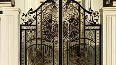 درب حیاط در نوشهر