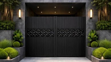 درب حیاط در بندرعباس