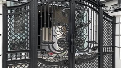 درب حیاط در چالوس