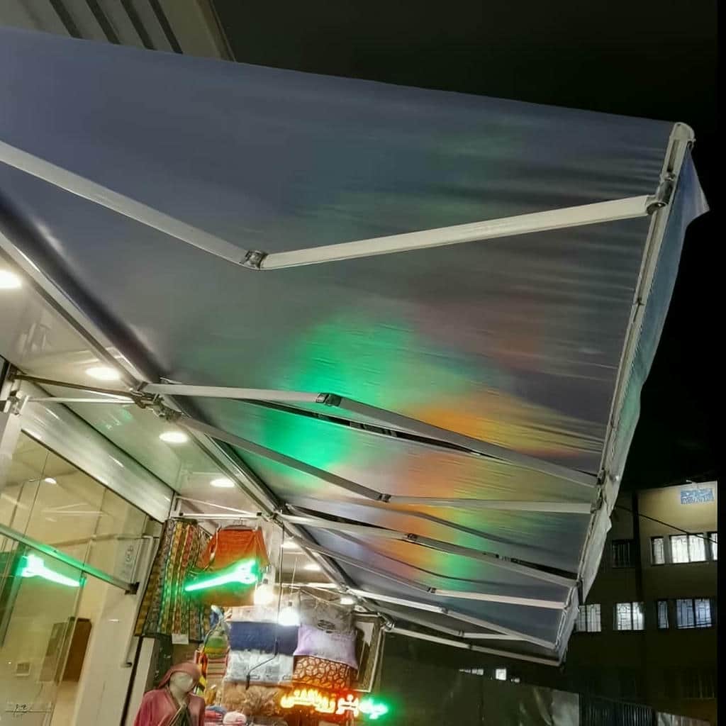 سایبان برقی فول باکس تجاری با موتور قوی برای دهانه بزرگ سایبان برقی فول باکس تجاری با موتور قوی برای دهانه بزرگ