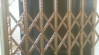 مقایسه انواع درب آکاردئونی فلزی مدل سه گل چهار گل و تسمه دوبل