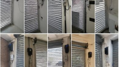 14 مدل کرکره برقی رنگی نمای فروشگاه