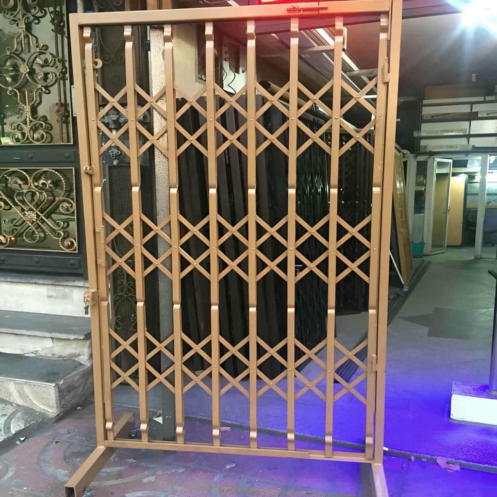 ساخت حفاظ آکاردئونی کم جا راهرو تسمه پهن