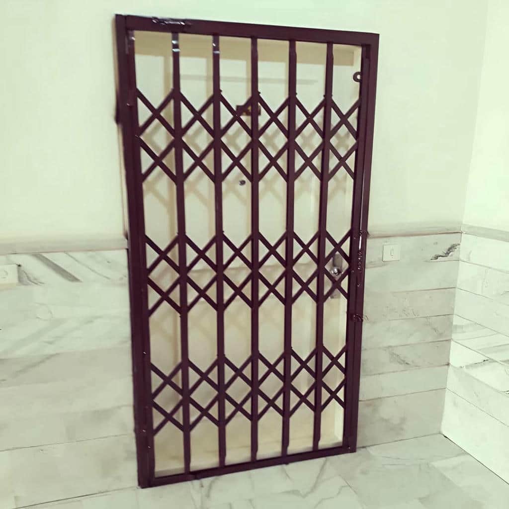 سفارش حفاظ آکاردئونی دو جداره ورودی تسمه پهن