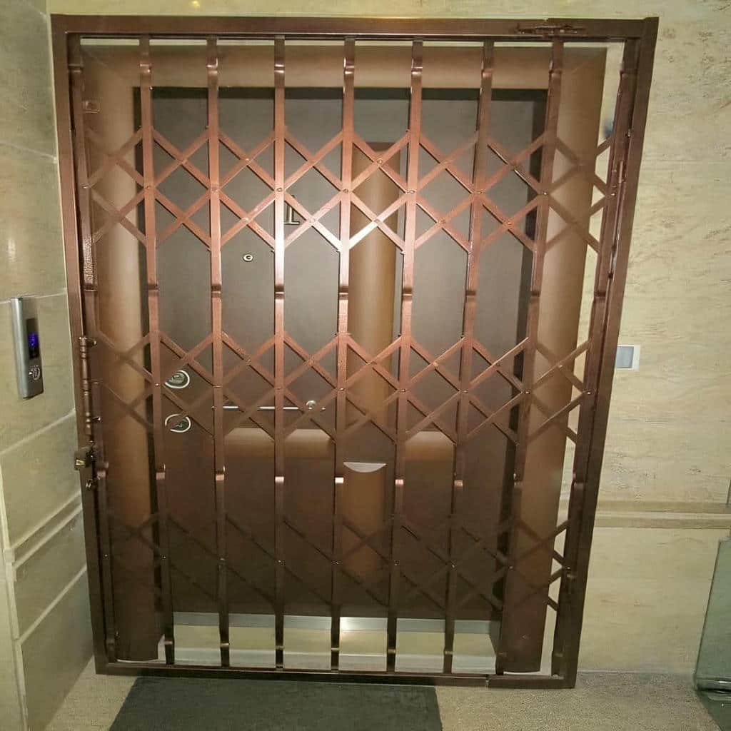 درب آکاردئونی طلایی سلطنتی آماده سفارش