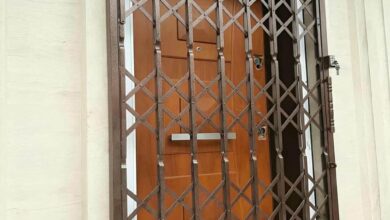 8 مدل حفاظ پشت درب آپارتمان ریلی