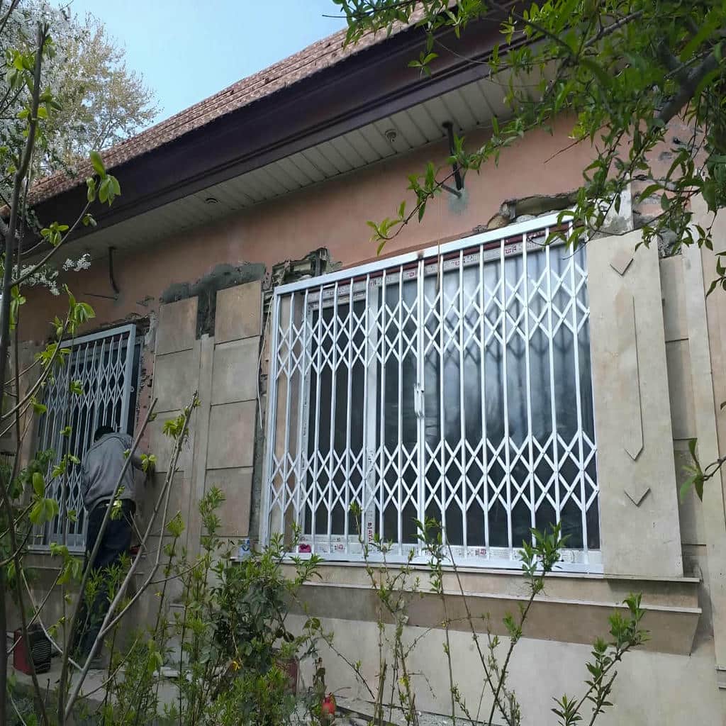 تعمیر حفاظ آکاردئونی کم جا راهرو و تنظیم چرخ