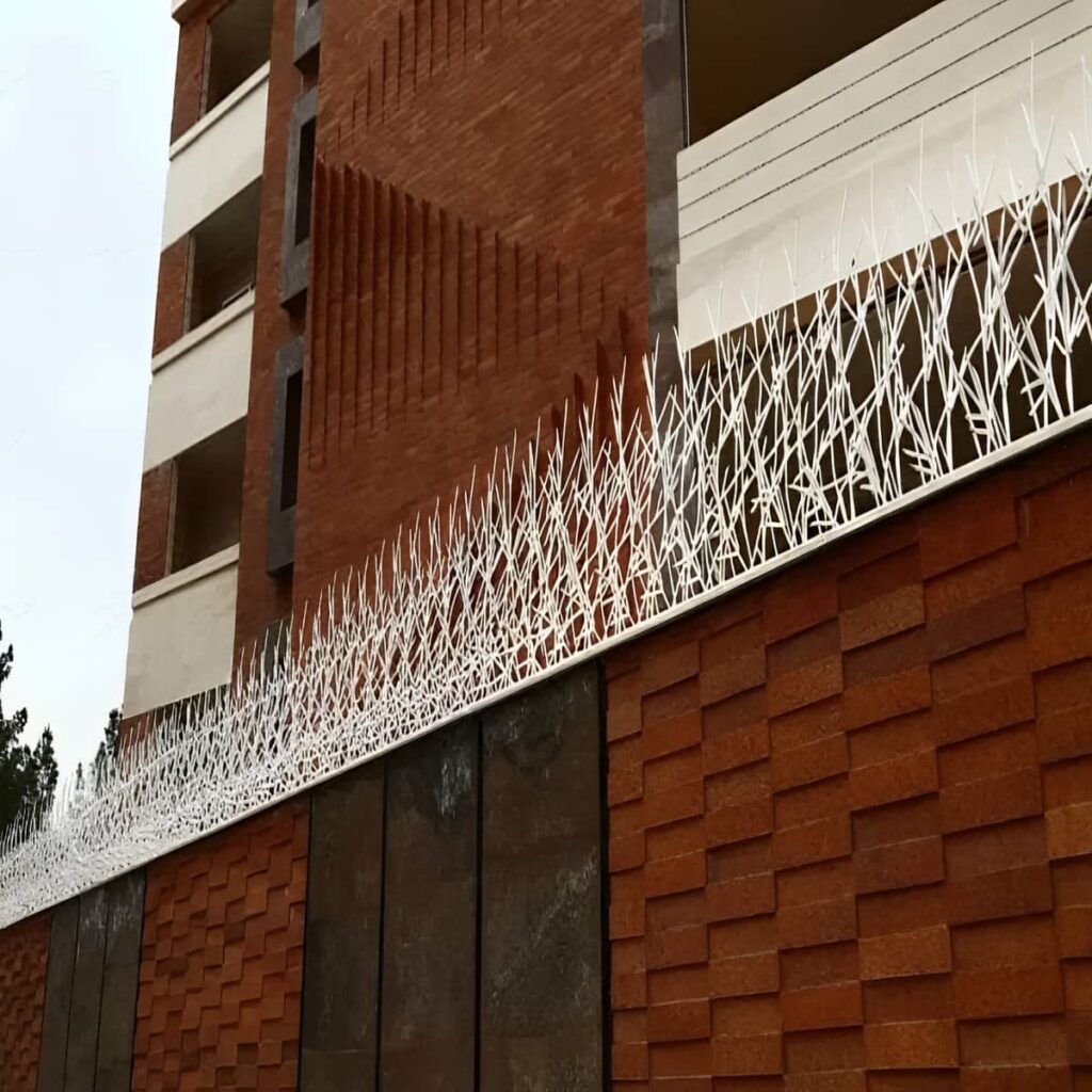 اجرای تمیز حفاظ شاخ گوزنی در گوشهها