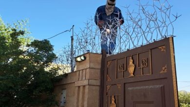 8 نمونه حفاظ دیوار ضد سرقت میلگردی