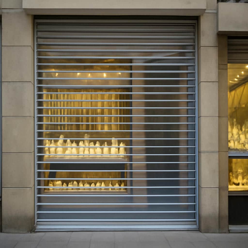 اجرای کرکره برقی ضد سرقت برای ویترین