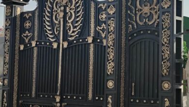 13 نمونه درب فلزی لاکچری نمای ویلا