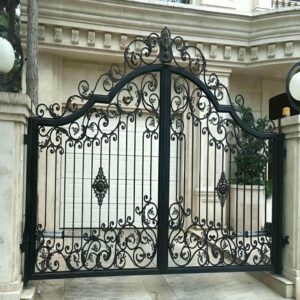 12 نمونه درب حیاط برش لیزری هندسی