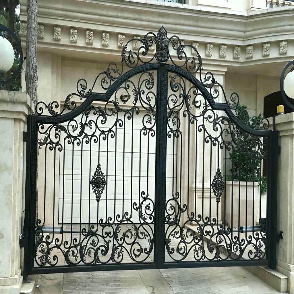12 نمونه درب حیاط برش لیزری هندسی