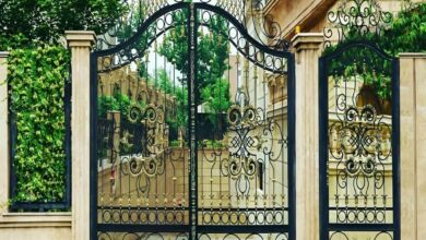 8 مدل درب باغی ویلایی فرفورژه