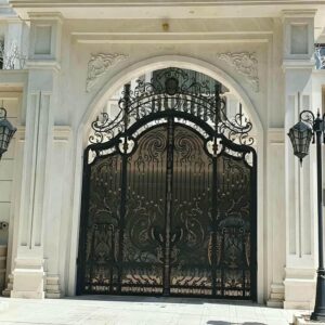7 طرح درب پارکینگ عریض ماشین رو