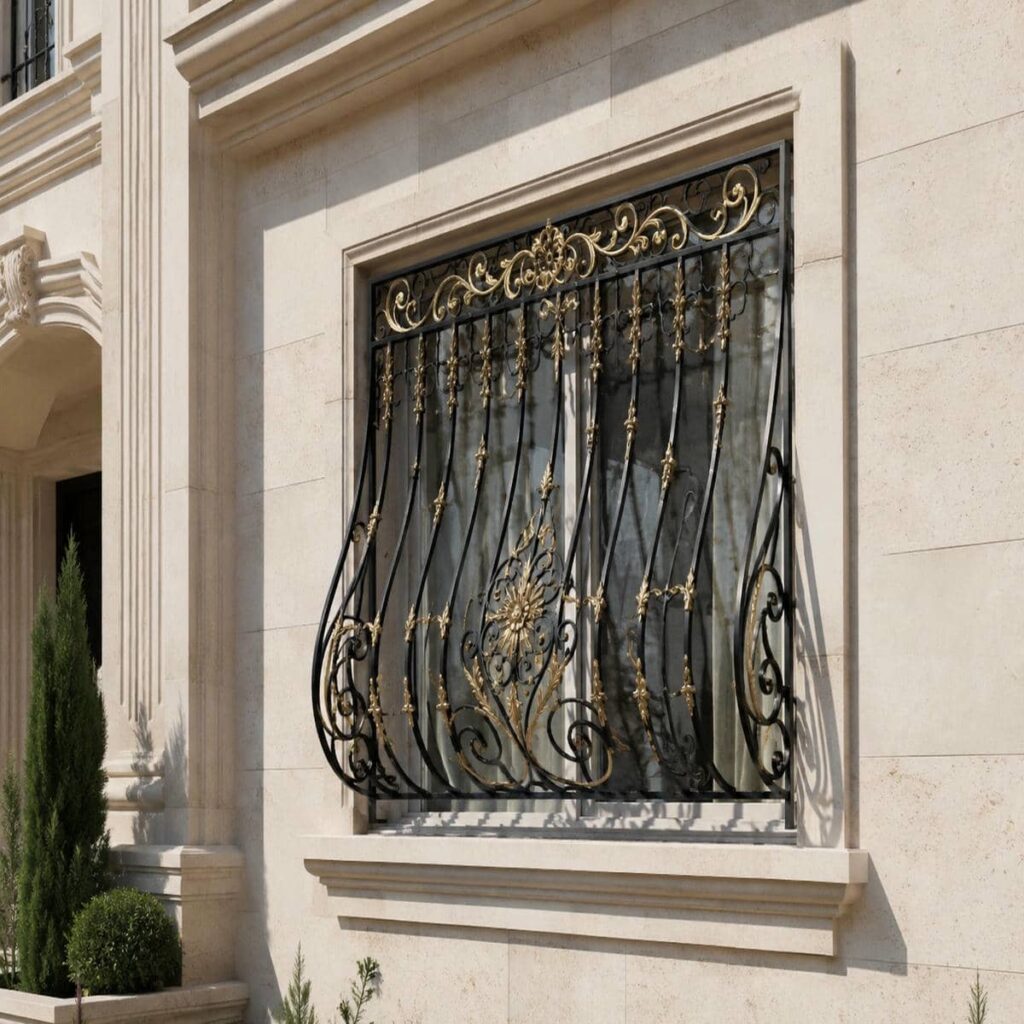 خرید حفاظ پنجره طبقه اول با پوشش ضدزنگ