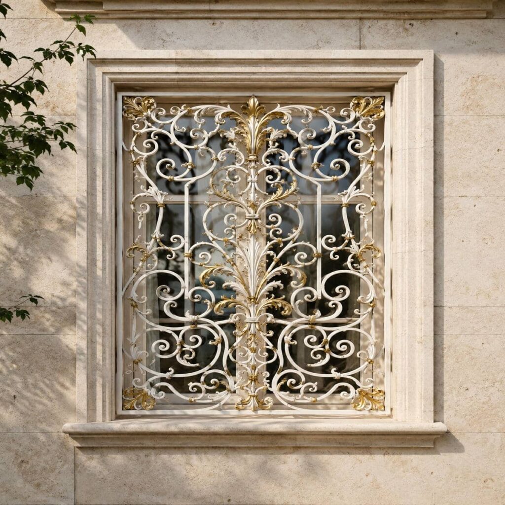 سفارش حفاظ پنجره رنگی کوره ای مدل عمودی