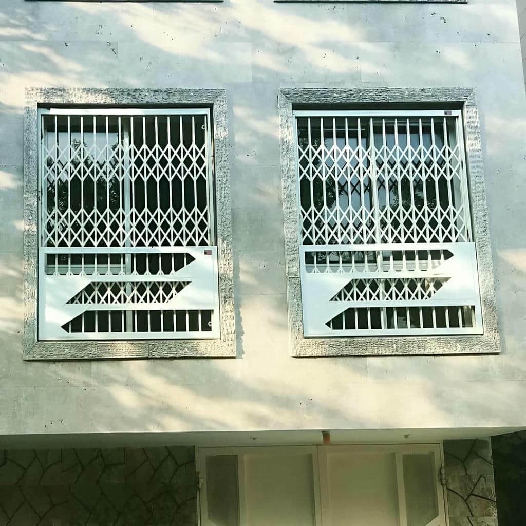 نصب حفاظ پنجره ریلی بازشو با ریل مقاوم
