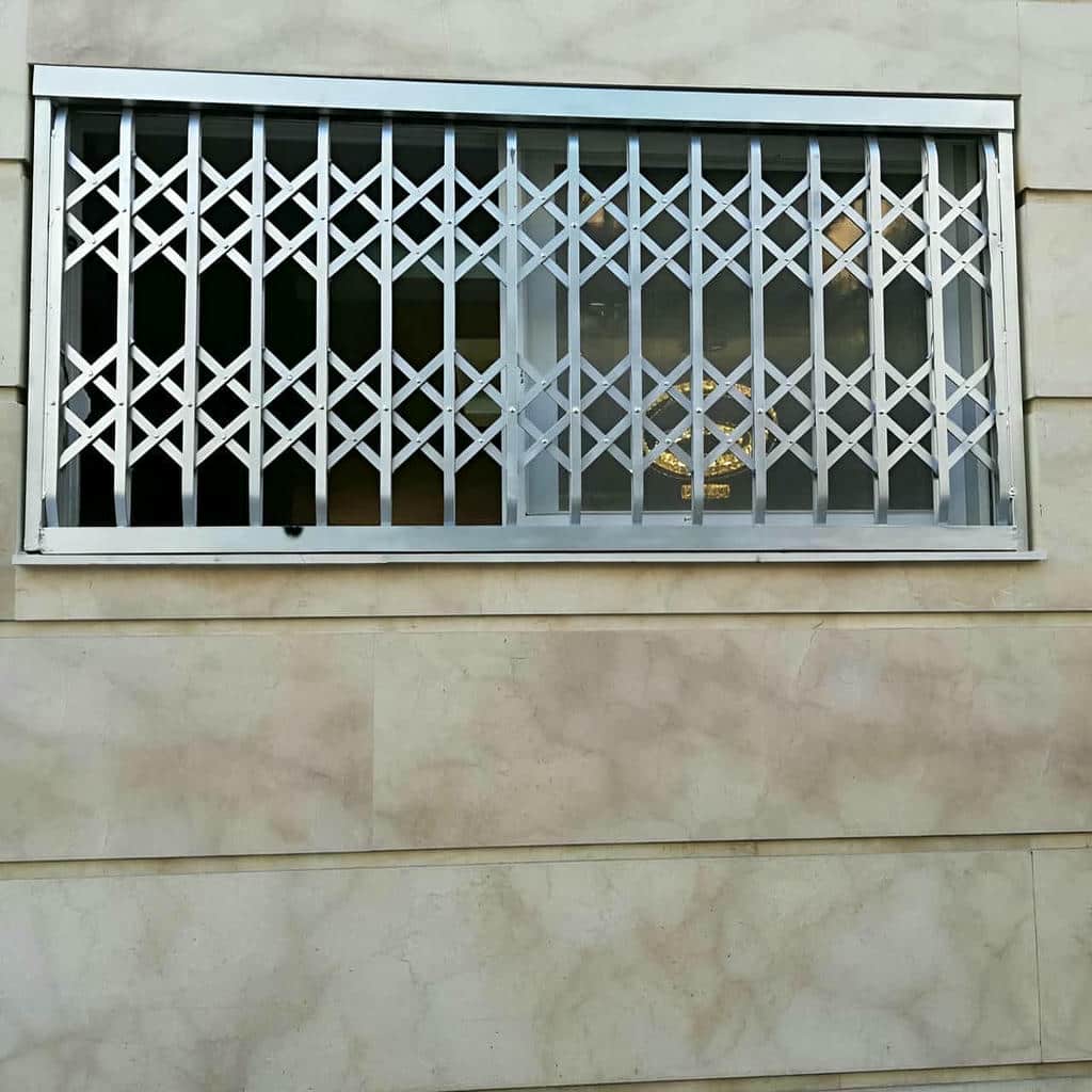 خرید حفاظ پنجره ریلی بازشو با قفل ایمن