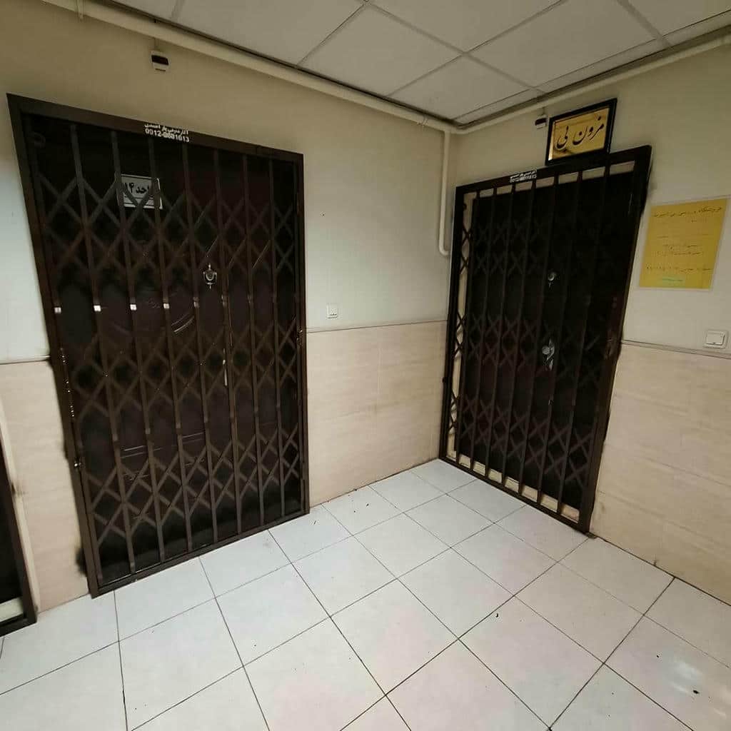 حفاظ ضربدری آکاردئونی با رنگ پوشش هماهنگ