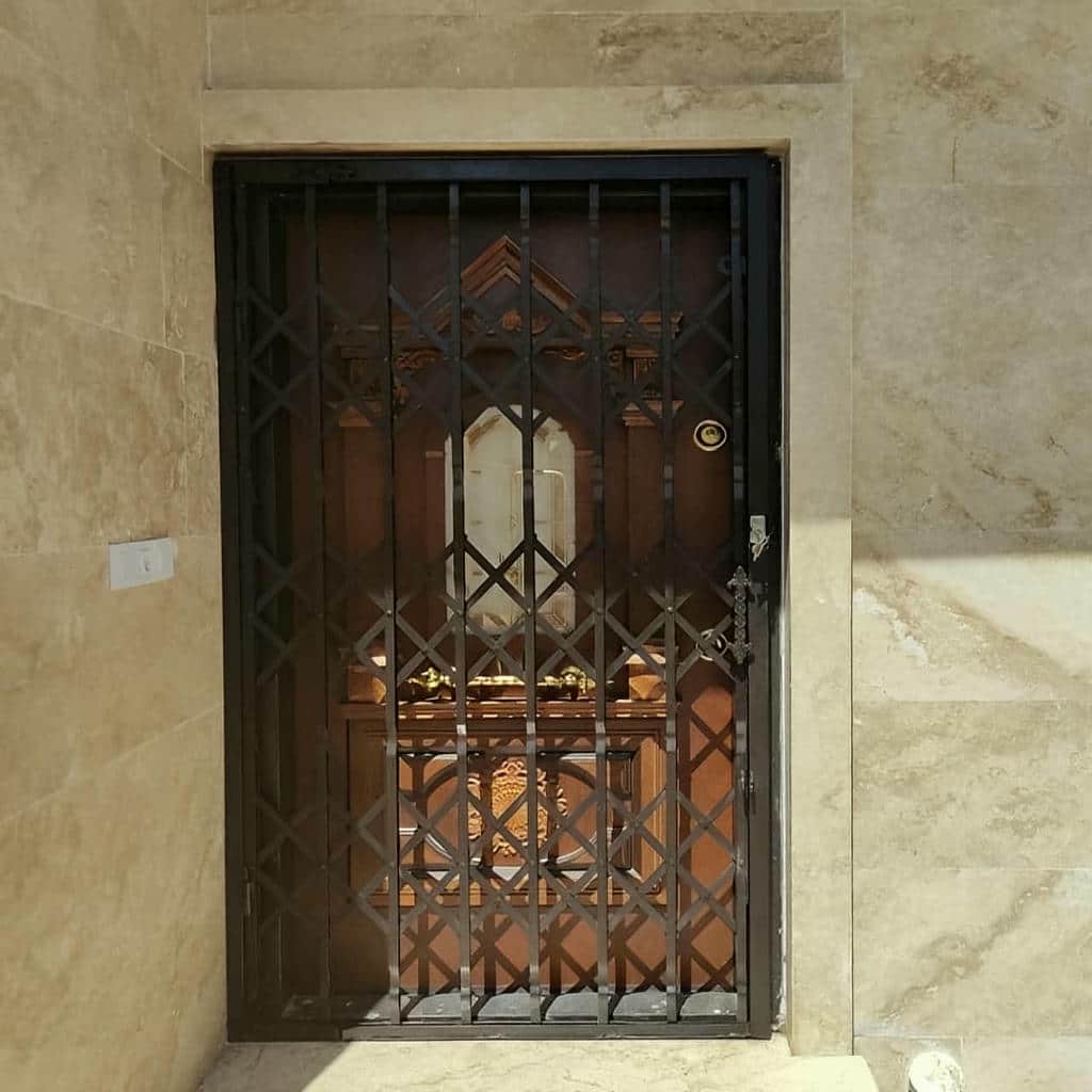 نرده آکاردئونی با متریال مقاوم
