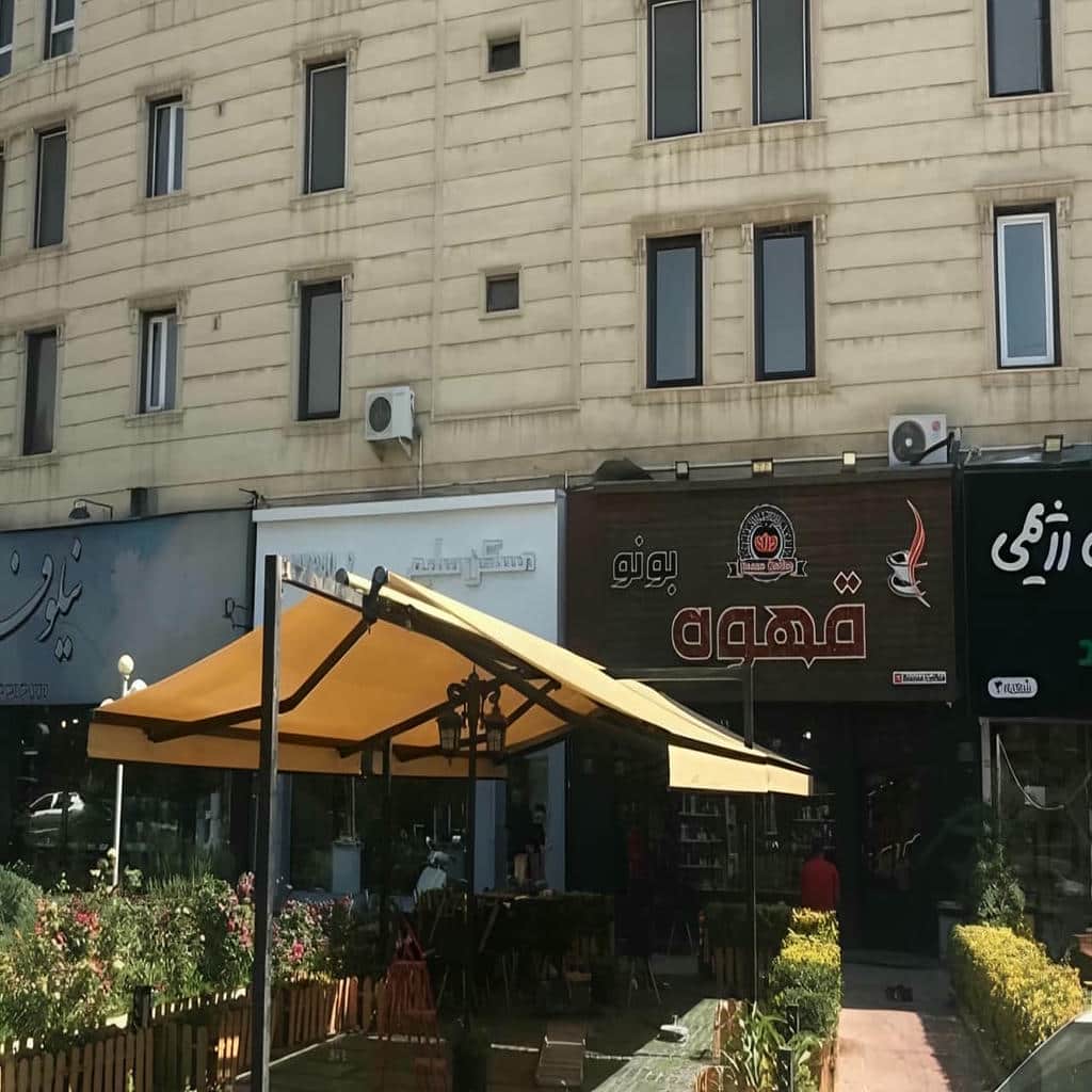 سایبان فول باکس با رنگ هماهنگ نما