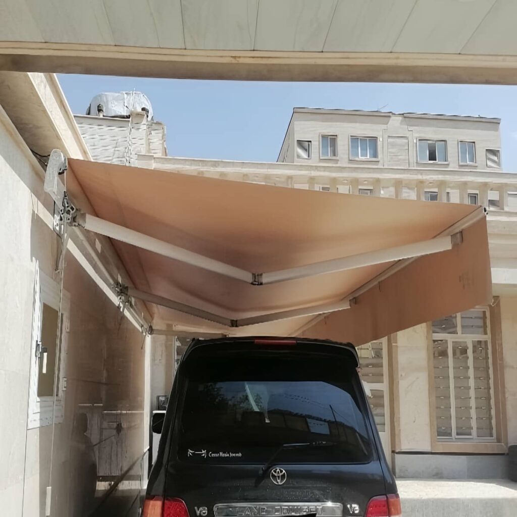 سایبان دوطرفه با بدنه هماهنگ