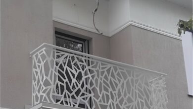 حفاظ راه پله فلزی برای دهانه های بزرگ