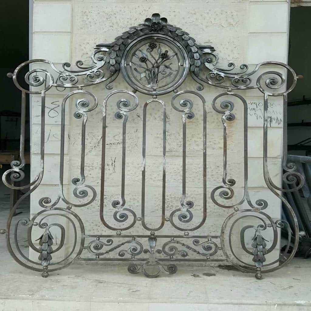 نرده پنجره آهنی با ابعاد اختصاصی