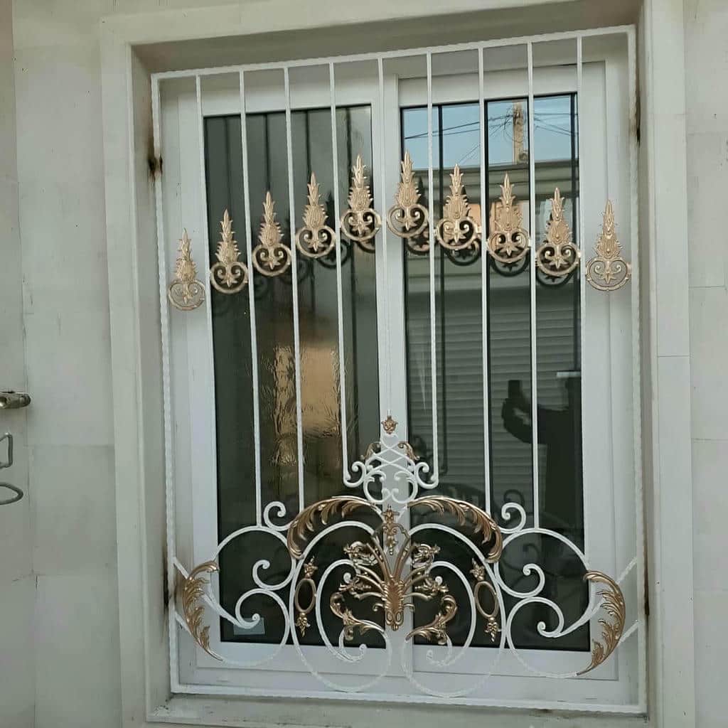 نرده پنجره مقاوم در برابر باد و باران
