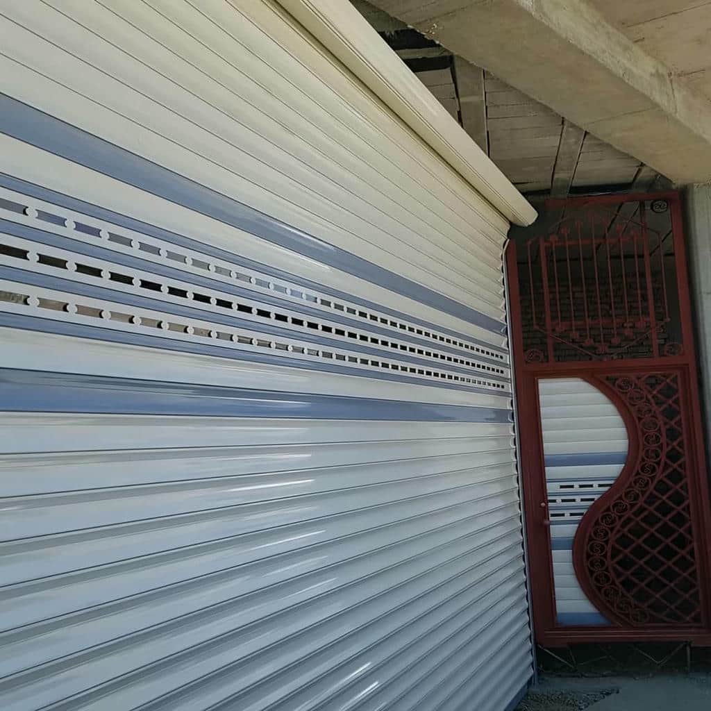 درب کرکره ای سفارشی با رنگ اختصاصی