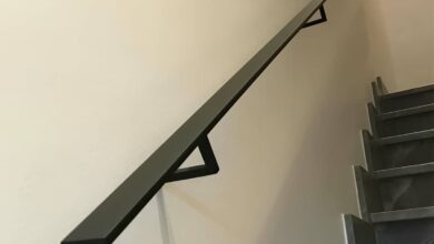 نرده فلزی بالکن با ابعاد اختصاصی فضای تراس