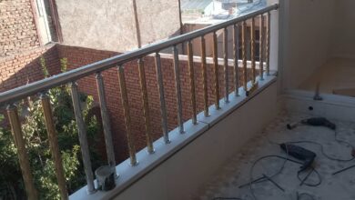 نرده کلاسیک بالکن با طراحی سنتی