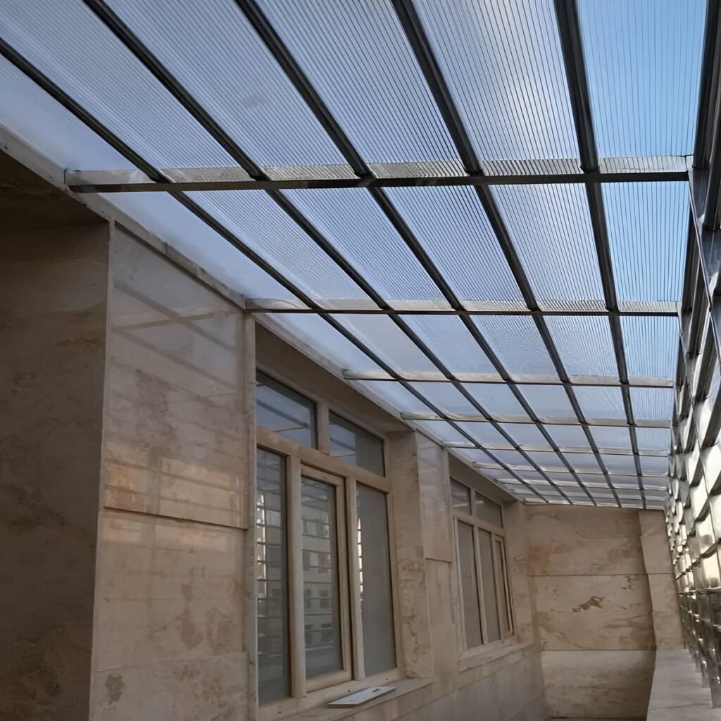 هندریل راه پله با پوشش مقاوم