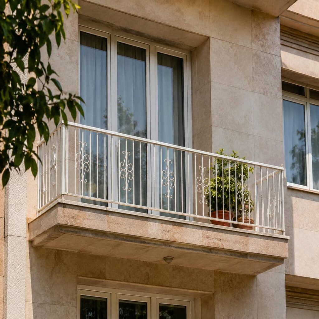 حفاظ بالکن با طراحی مناسب باغ