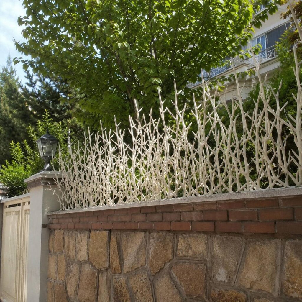 نمونه شاسی فلزی نگهدارنده محافظ دیواری