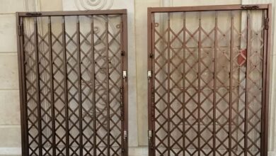مرکز فروش حفاظ درب آکاردئونی با ضمانت و نصب در استان کرمانشاه
